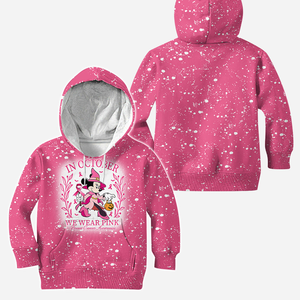 Personalized Breast Cancer Awareness Hoodie & Leggings Set with Custom Design Hoodie & Leggings GradoCreations