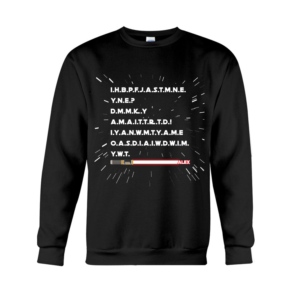 Personalized Star Wars Force T-shirt Hoodie Gift for Fans T-shirt & Hoodie GradoCreations