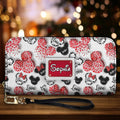 Personalized Minnie Mouse Leather Long Wallet for Women Leather Long Wallet GradoCreations