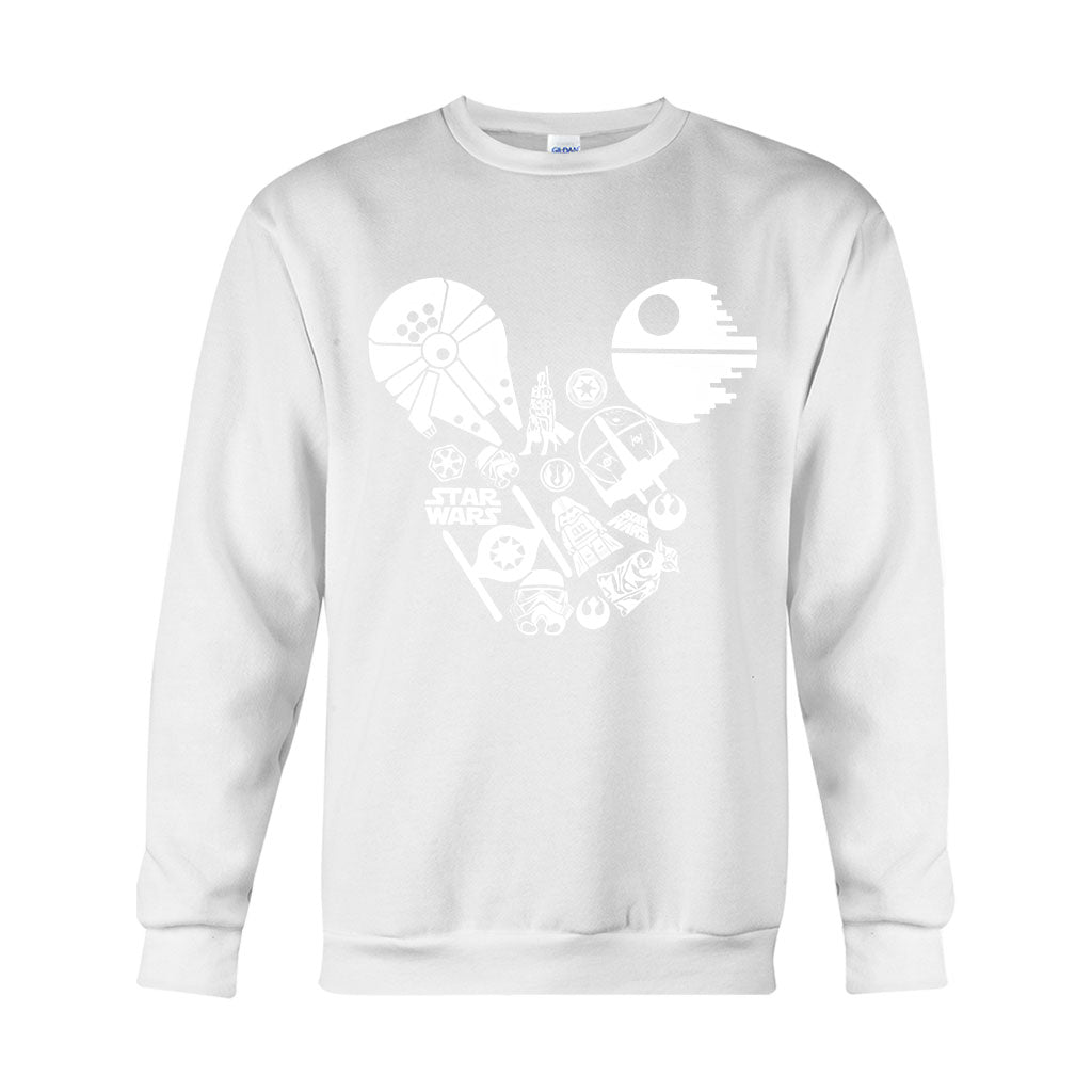 Personalized Star Wars Mouse Ears T-shirt & Hoodie Gift for Fans T-shirt & Hoodie GradoCreations