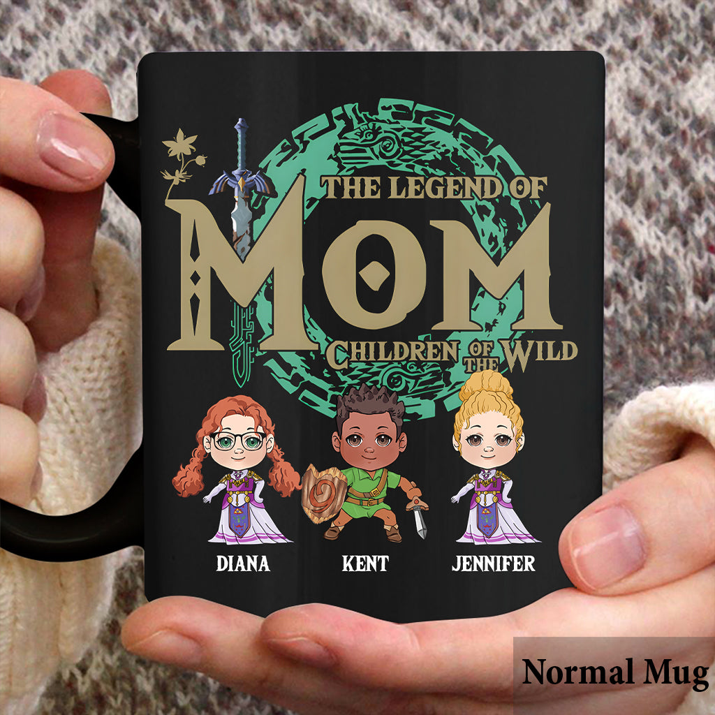 Personalized Legend of Mom Mug Custom Family Names Gift Mug GradoCreations