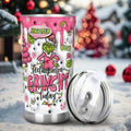 Personalized Grinch Tumbler Custom Name Holiday Drinkware Tumbler GradoCreations