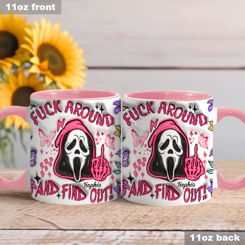 Personalized Funny Accent Mug Custom Name Gift for Friend Accent Mug GradoCreations