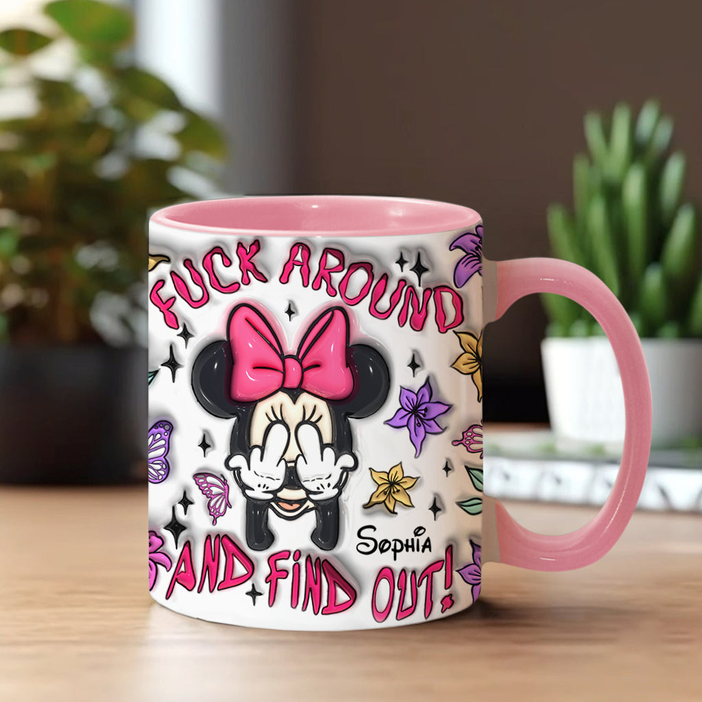 Personalized Ceramic Accent Mug with Playful Design for Birthdays and Graduations Accent Mug GradoCreations