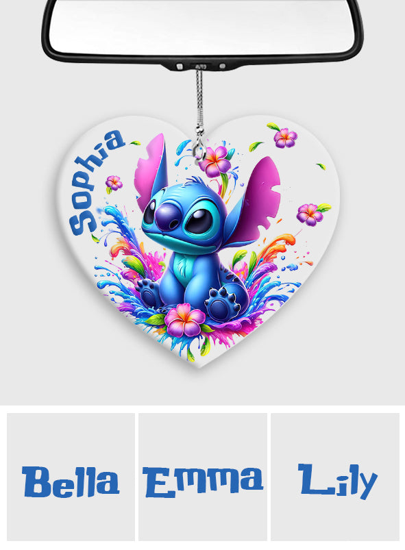 Personalized Transparent Car Ornament Custom Name Gift for Loved Ones Car Ornament GradoCreations