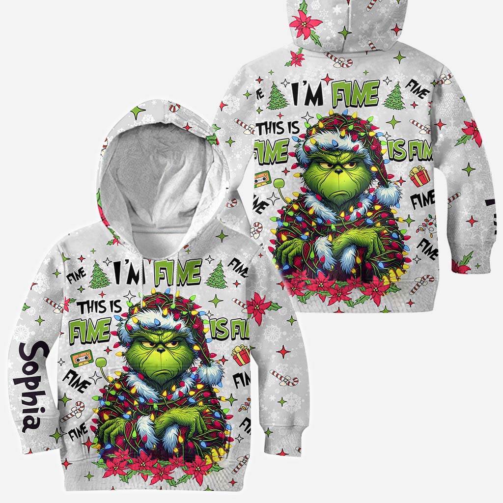 Personalized Christmas All Over Shirt Grinch Design Gift All Over Shirt GradoCreations