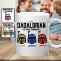 Personalized The Dadalorian Mug Custom Family Names Gift Mug GradoCreations