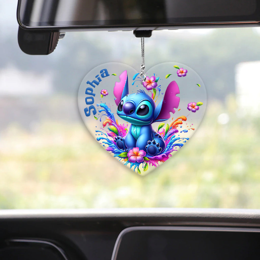 Personalized Transparent Car Ornament Custom Name Gift for Loved Ones Car Ornament GradoCreations