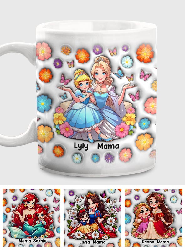 Personalized Mother-Daughter Mouse Mug Custom Name Gift Mug GradoCreations