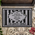 Personalized Doormat with Unique Welcome Message for Family Doormat GradoCreations