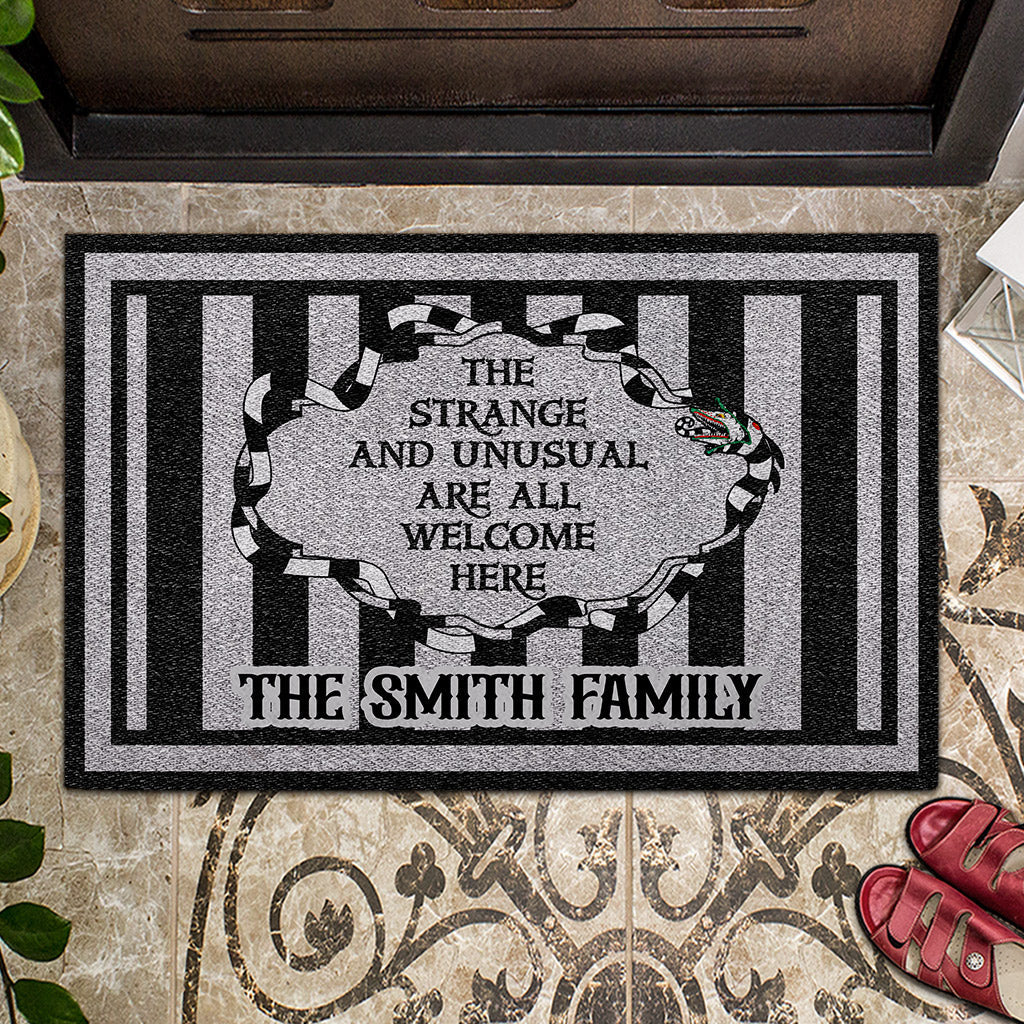 Personalized Doormat with Unique Welcome Message for Family Doormat GradoCreations