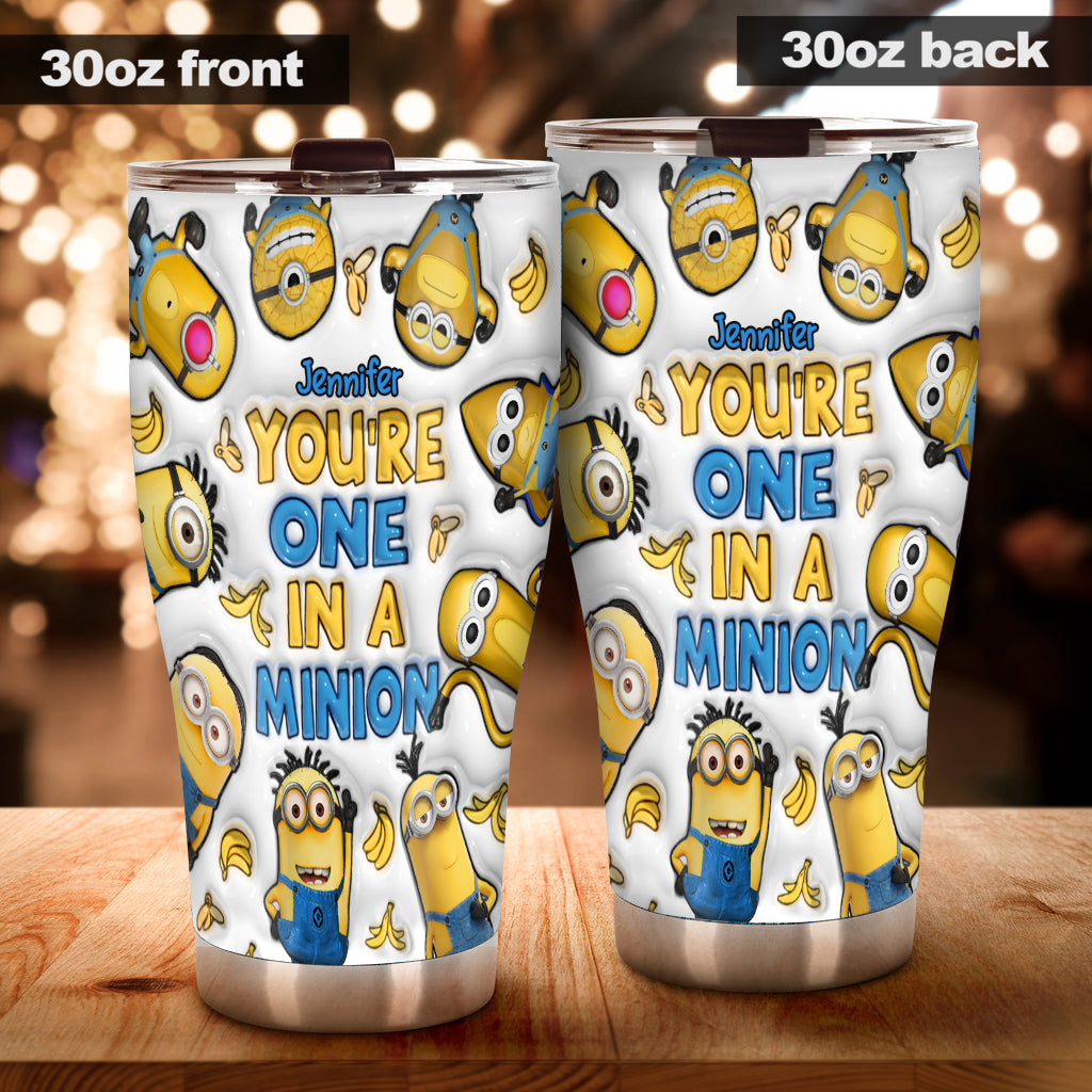 Personalized Minions Tumbler Custom Name Gift for Kids Tumbler GradoCreations