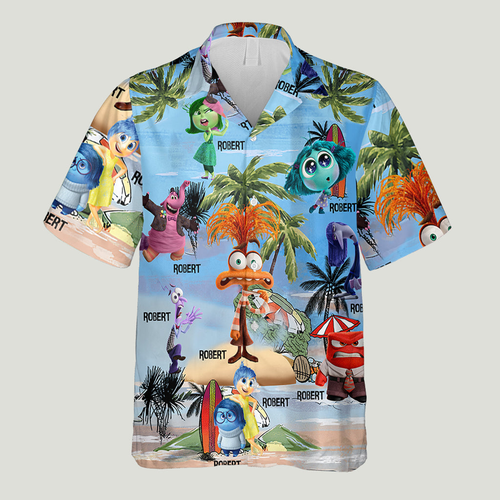 Personalized Inside Out Hawaiian Shirt Custom Name Gift Hawaiian Shirt GradoCreations