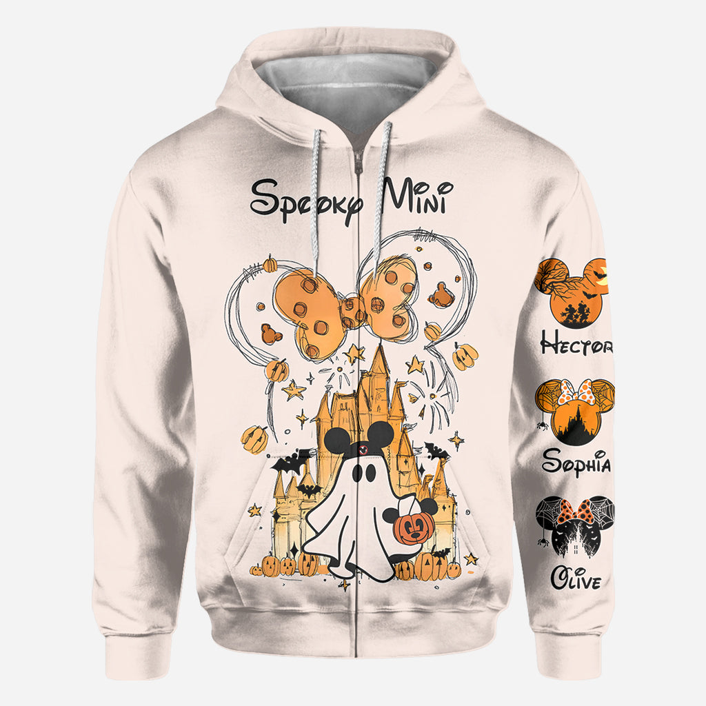 Personalized Halloween All Over Shirt Custom Name Gift for Mom All Over Shirt GradoCreations