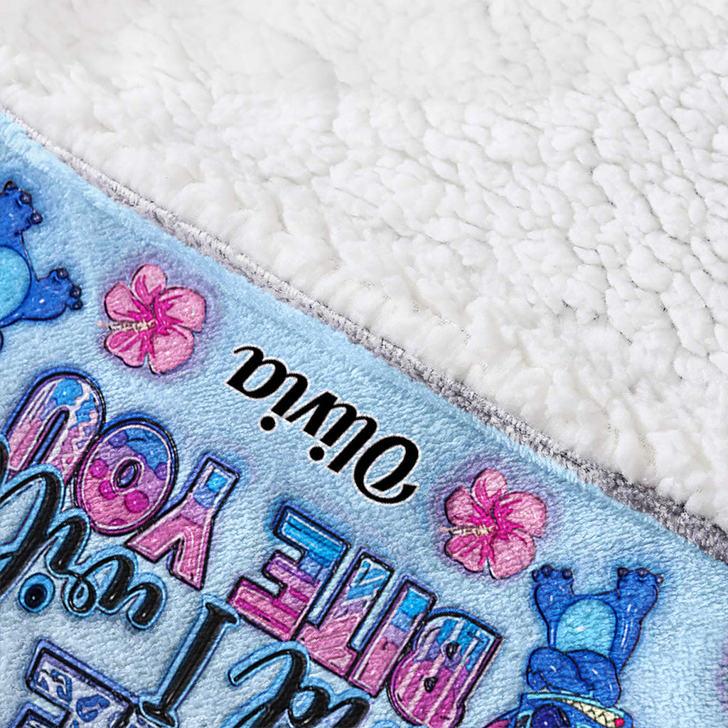 Personalized Ohana Blanket Hoodie Custom Name Soft Gift Blanket Hoodie GradoCreations