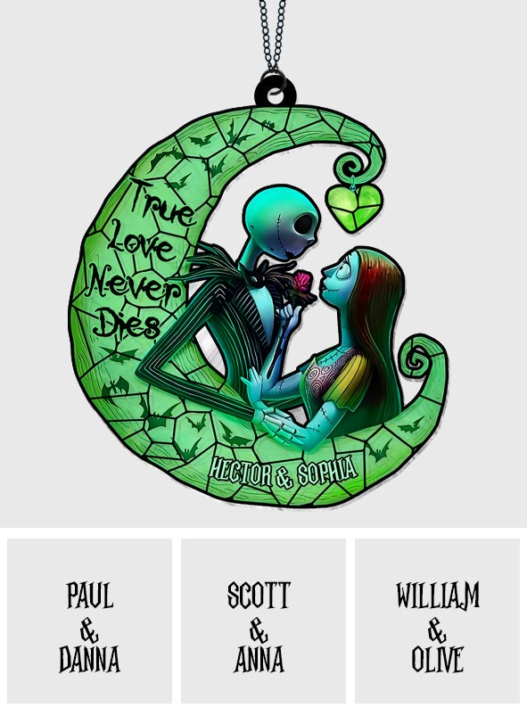 Personalized Nightmare Suncatcher Ornament Unique Gift for Couples Window Hanging Suncatcher Ornament GradoCreations