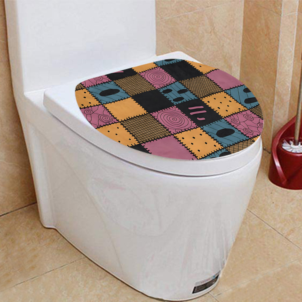 Personalized Nightmare Bathroom Curtain & Mats Set for Couples Bathroom Curtain & Mats Set GradoCreations