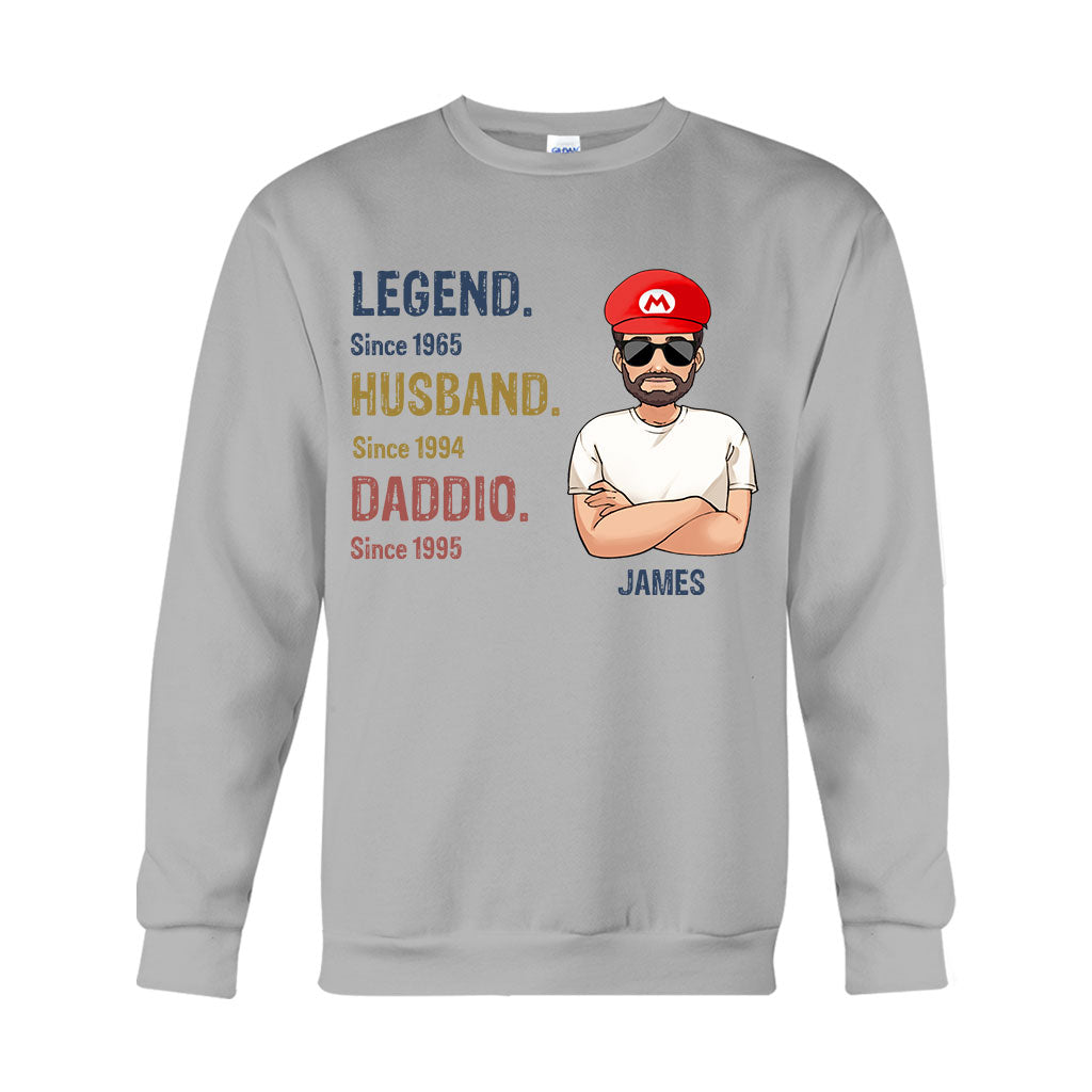 Personalized Super Plumber T-Shirt & Hoodie for Dad | Custom Name Gift T-shirt & Hoodie GradoCreations