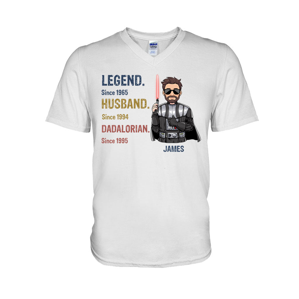 Personalized Star Wars T-shirt Hoodie Gift for Dad Legend Husband T-shirt & Hoodie GradoCreations