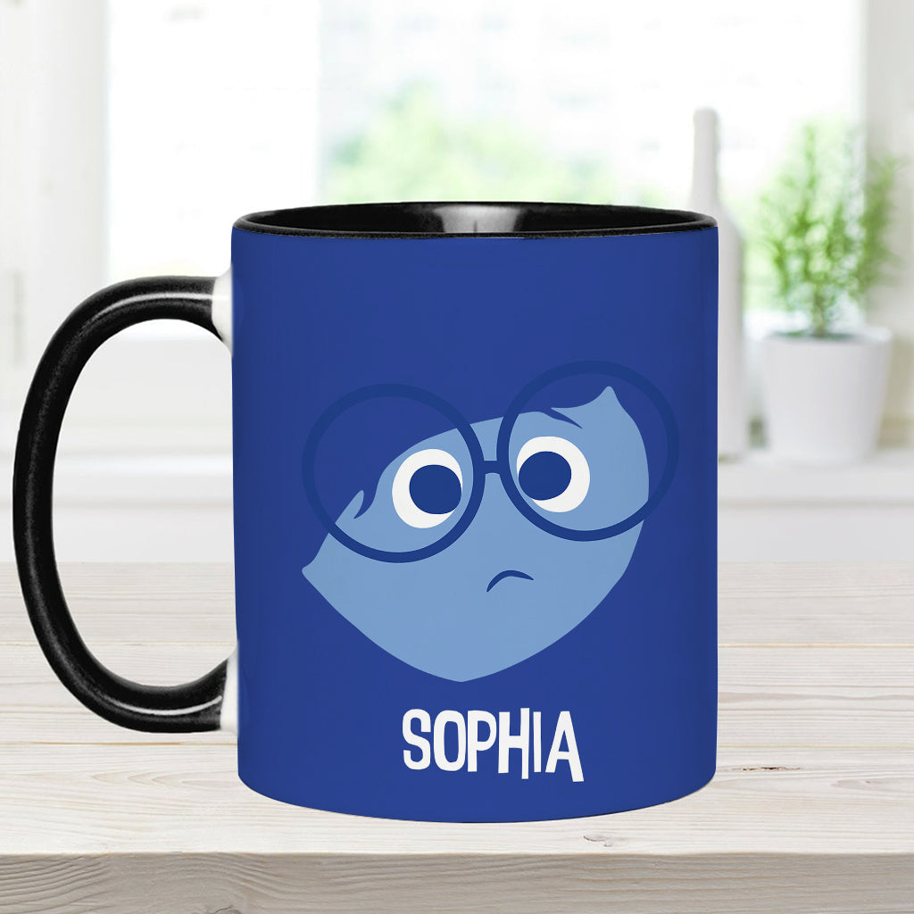 Personalized Two-Tone Accent Mug Custom Name Gift Accent Mug GradoCreations