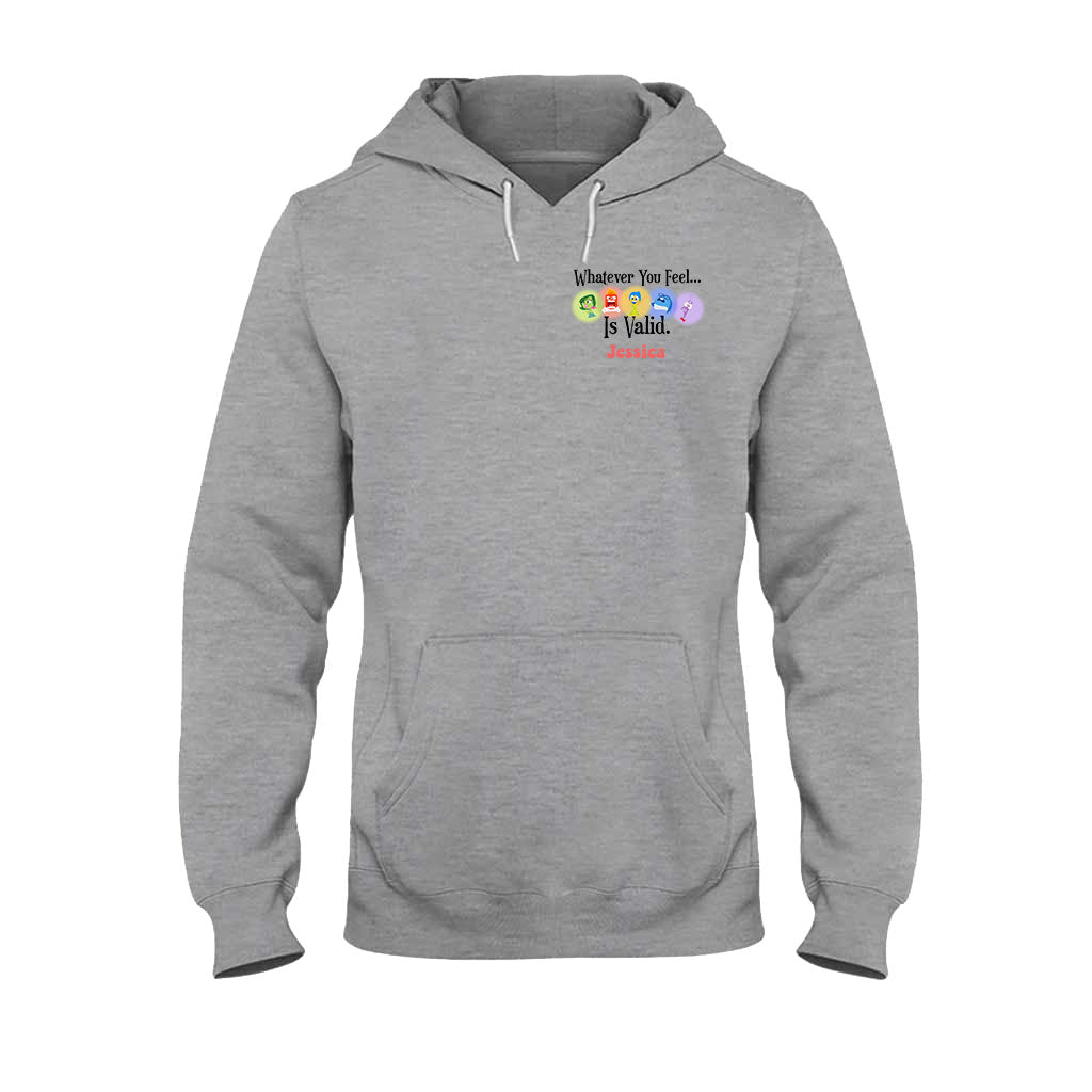 Personalized Inside Out T-shirt Custom Message Gift Idea T-shirt And Hoodie GradoCreations
