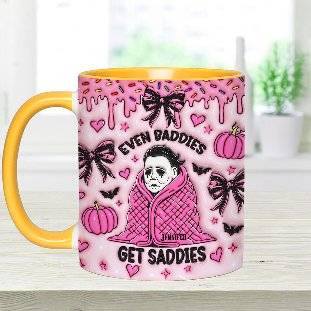 Personalized Two-Tone Accent Mug with Halloween Theme Gift Accent Mug GradoCreations