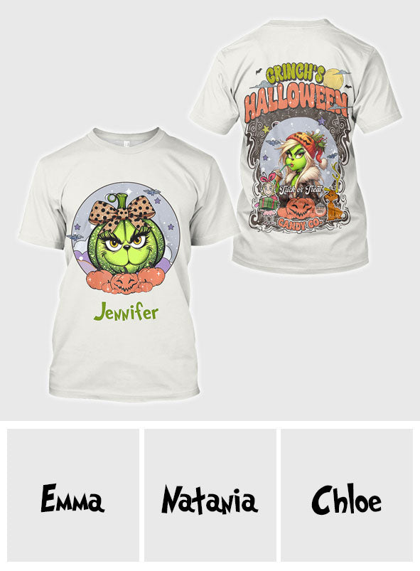 Personalized Christmas All-Over Shirt Cute Pumpkin Design Gift All Over Shirt GradoCreations