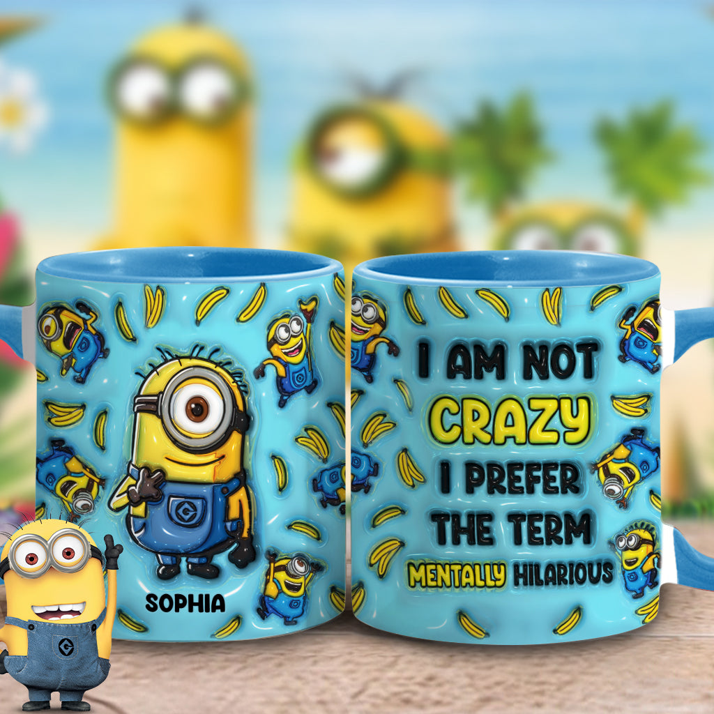 Personalized Ceramic Accent Mug Funny Quote Custom Name Gift Accent Mug GradoCreations