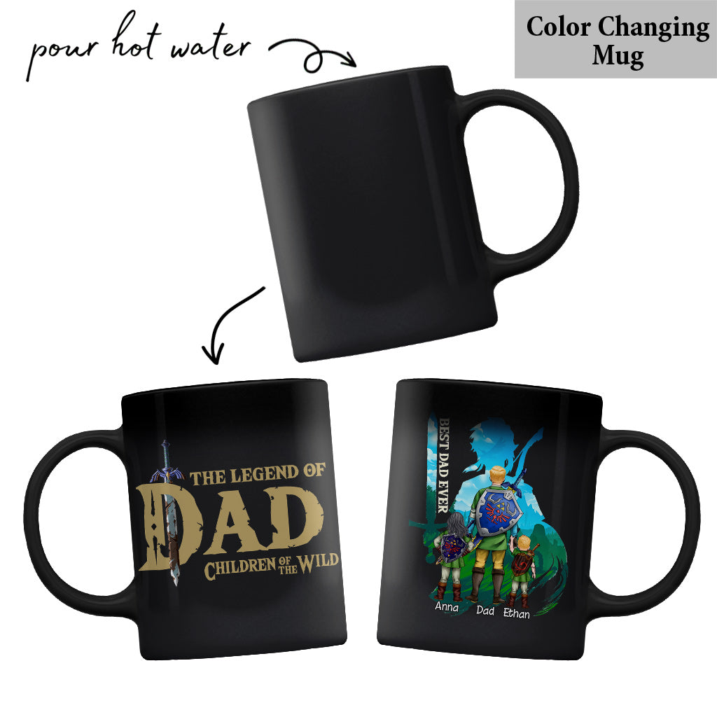 Personalized Hero's Legend Mug Custom Name Gift for Dad Mug GradoCreations