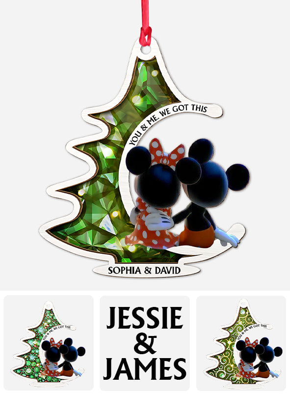 Personalized Mouse Christmas Ornament Custom Name Gift Ornament GradoCreations