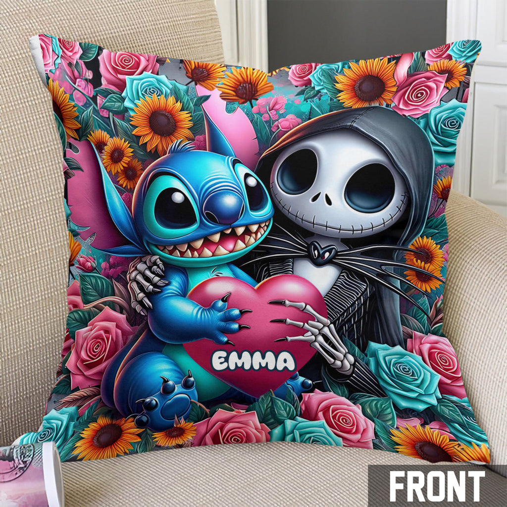 Personalized Nightmare Throw Pillow Custom Name Gift Throw Pillow GradoCreations