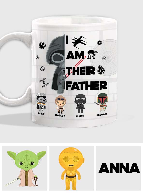 Personalized Star Wars Mug Custom Name Gift for Dad Mug GradoCreations