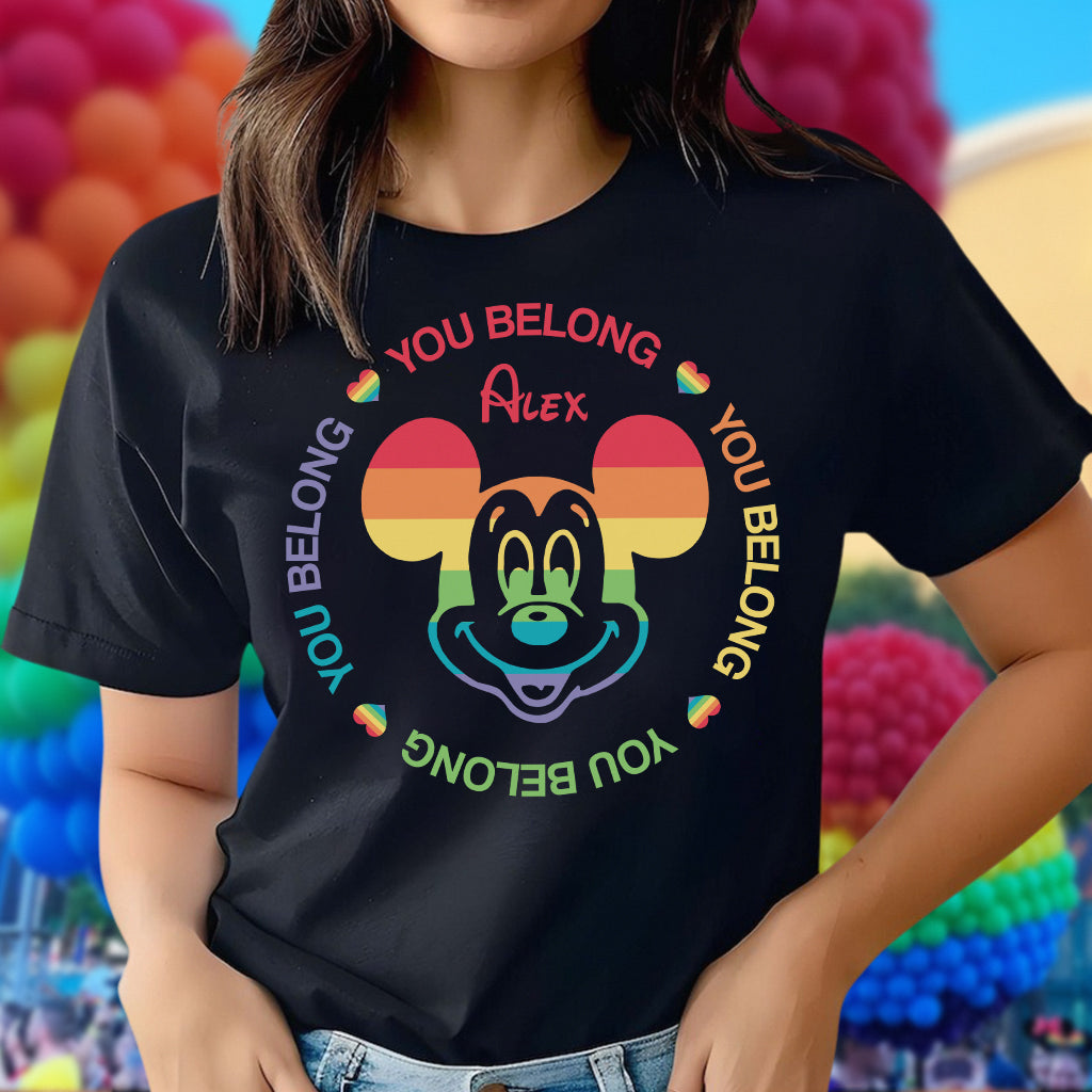 Personalized LGBT Pride T-shirt & Hoodie with Custom Name T-shirt & Hoodie GradoCreations