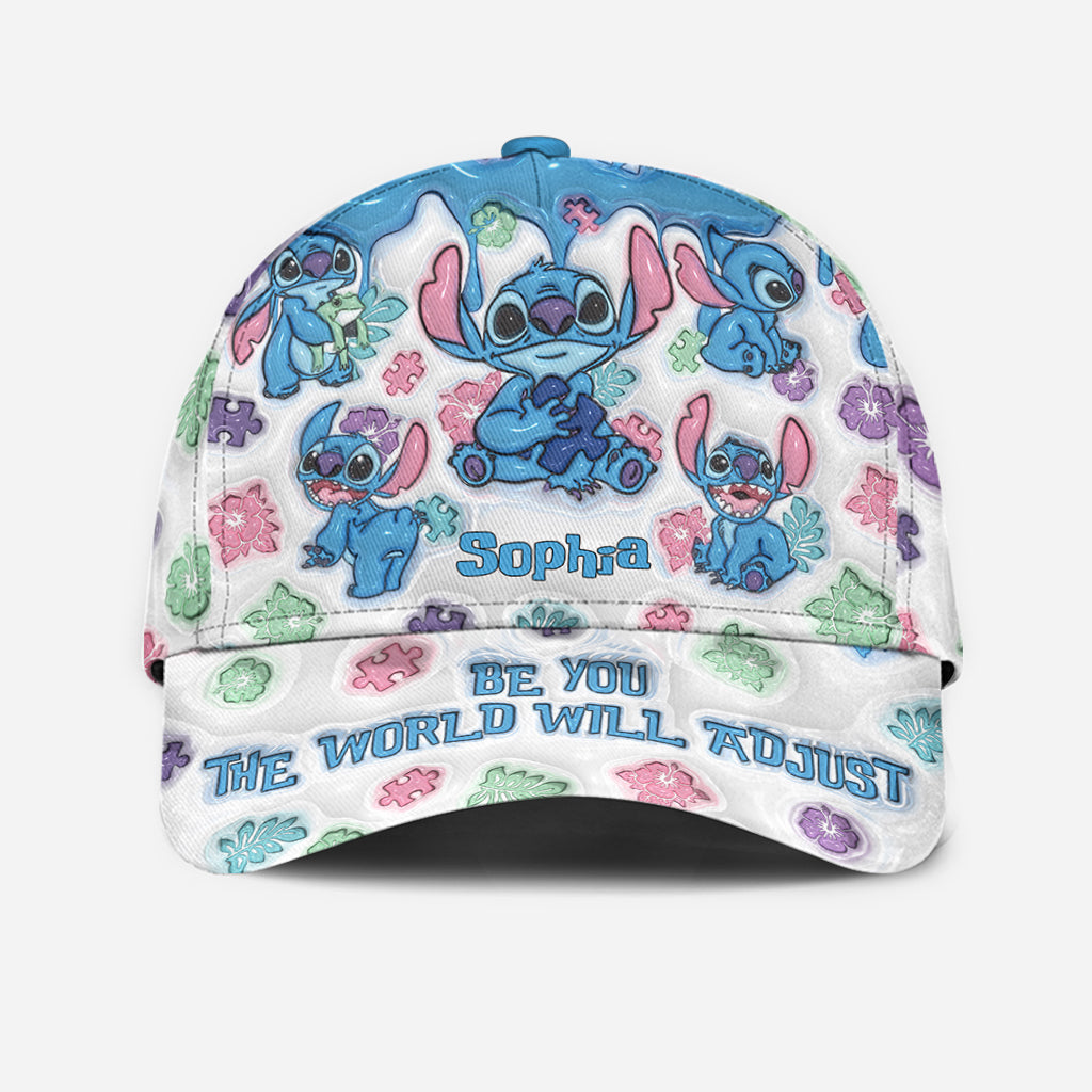 Personalized Autism Awareness Classic Cap Custom Name Gift Classic Cap GradoCreations