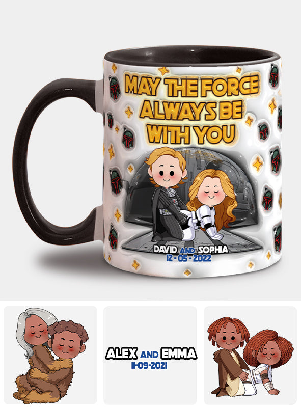 Personalized Star Wars Accent Mug Custom Name Gift for Fans Accent Mug GradoCreations