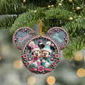 Personalized Mouse Ornament with Custom Names for Christmas Ornament GradoCreations