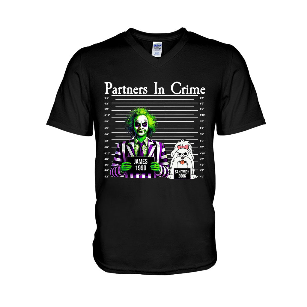 Personalized Partners In Crime T-shirt & Hoodie for Mom/Dad T-shirt & Hoodie GradoCreations