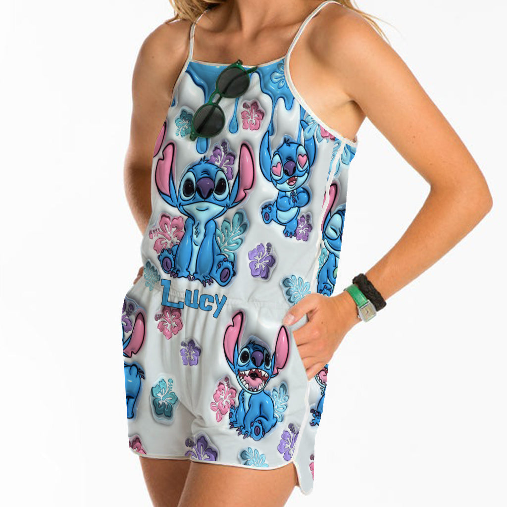 Personalized Ohana Romper with Custom Name for Kids Romper GradoCreations
