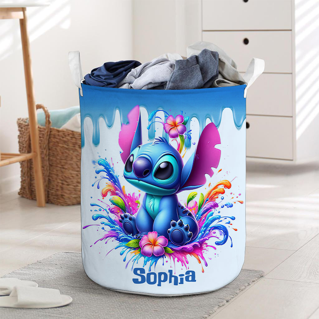 Personalized Laundry Basket Custom Name Fun Design Gift Laundry Basket GradoCreations