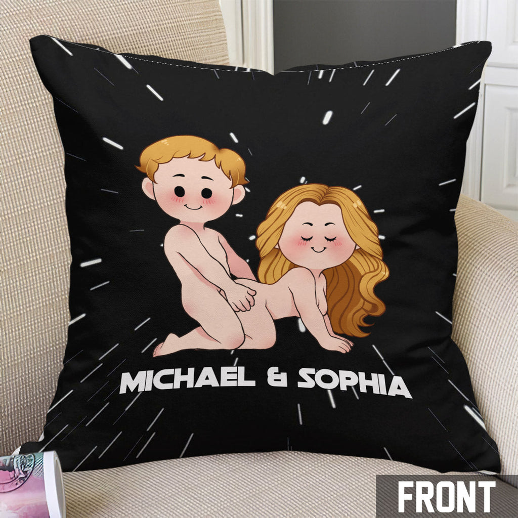 Personalized Throw Pillow Best Butt in the Galaxy Gift for Couples Throw Pillow GradoCreations