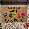 Personalized Family Doormat Grateful To Be Home Gift Doormat GradoCreations