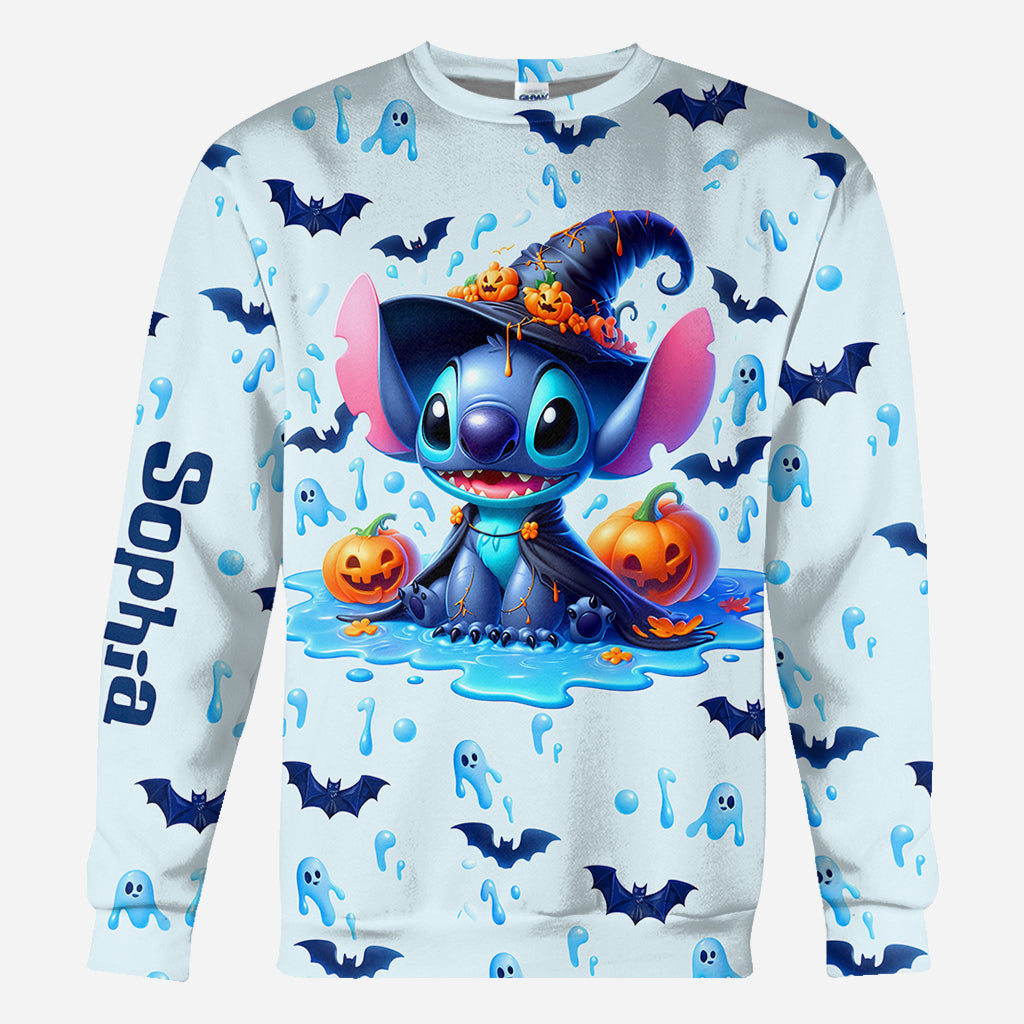 Personalized Halloween Ohana All Over Shirt Gift for Family All Over Shirt GradoCreations