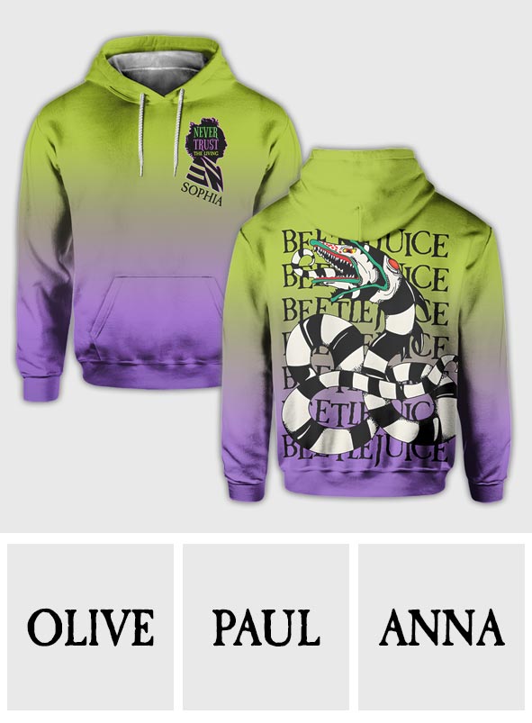 Personalized All Over Shirt Never Trust The Living Unique Gift All Over Shirt GradoCreations