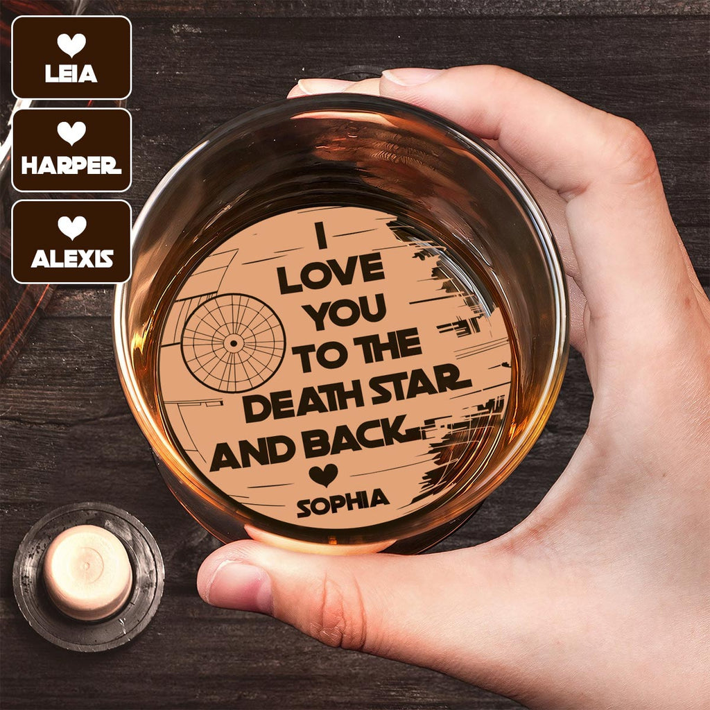 Personalized Engraved Whiskey Glass Custom Love Message Gift Engraved Whiskey Glass GradoCreations
