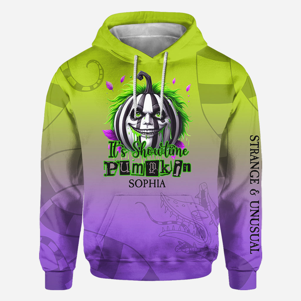 Personalized Halloween Pumpkin All Over Shirt Custom Name Gift All Over Shirt GradoCreations