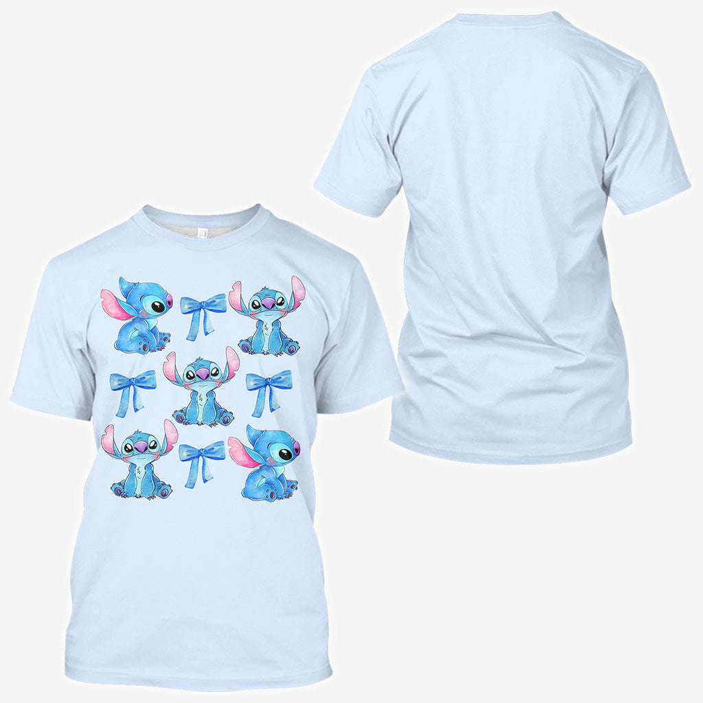 Personalized Stitch All Over Shirt Cute Gift for Kids All Over Shirt GradoCreations