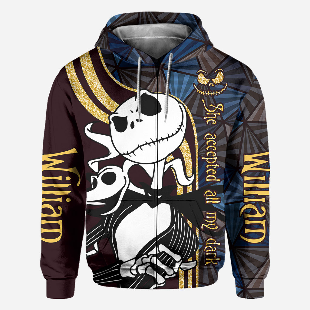 Personalized Nightmare Before Christmas All Over Shirt Custom Name Gift All Over Shirt GradoCreations