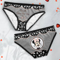 Personalized Lace Border Women Briefs Custom Text Gift Lace Border Women Briefs GradoCreations
