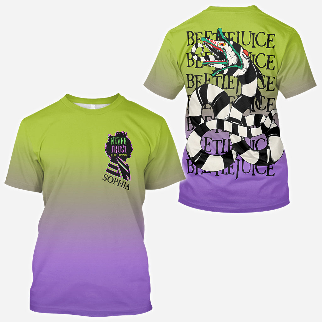 Personalized All Over Shirt Never Trust The Living Unique Gift All Over Shirt GradoCreations