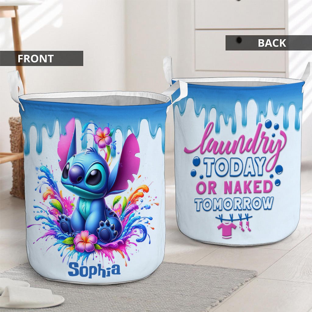 Personalized Laundry Basket Custom Name Fun Design Gift Laundry Basket GradoCreations